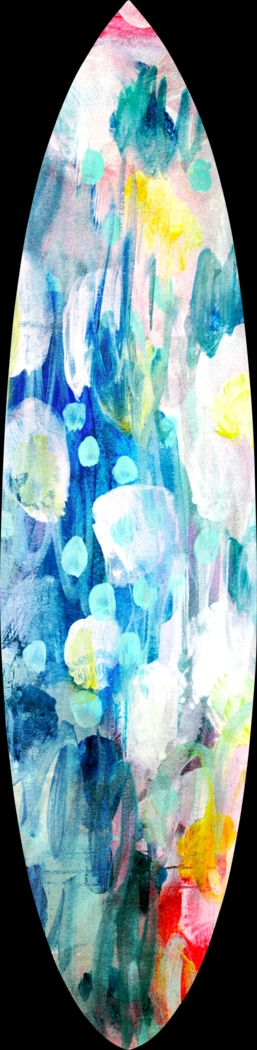 Zaylee Blue Wall Decor - Thumbnail - Image 1