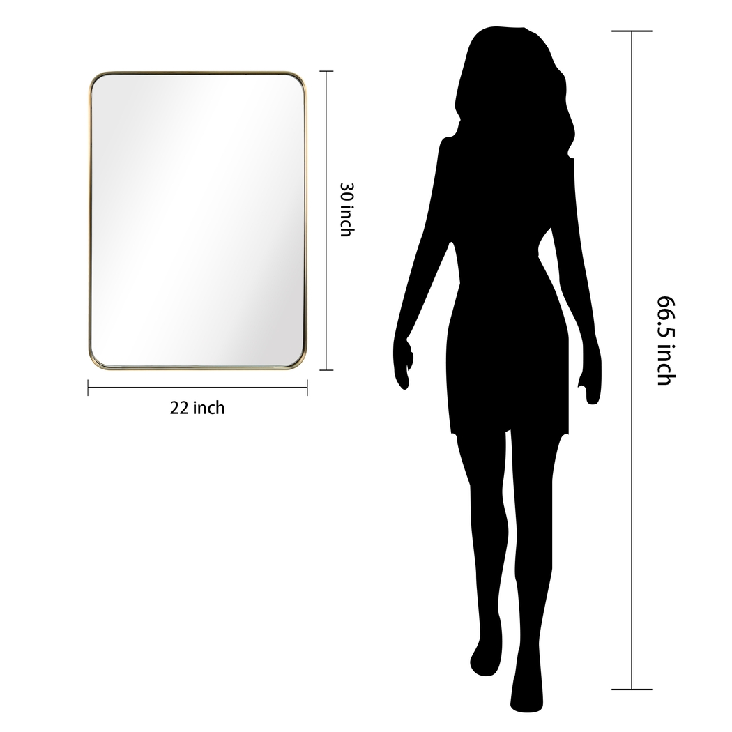 Zaylee Gold Mirror - Thumbnail - Image 8