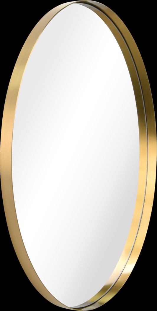 Zaylee Gold Oval Mirror - Thumbnail - Image 2