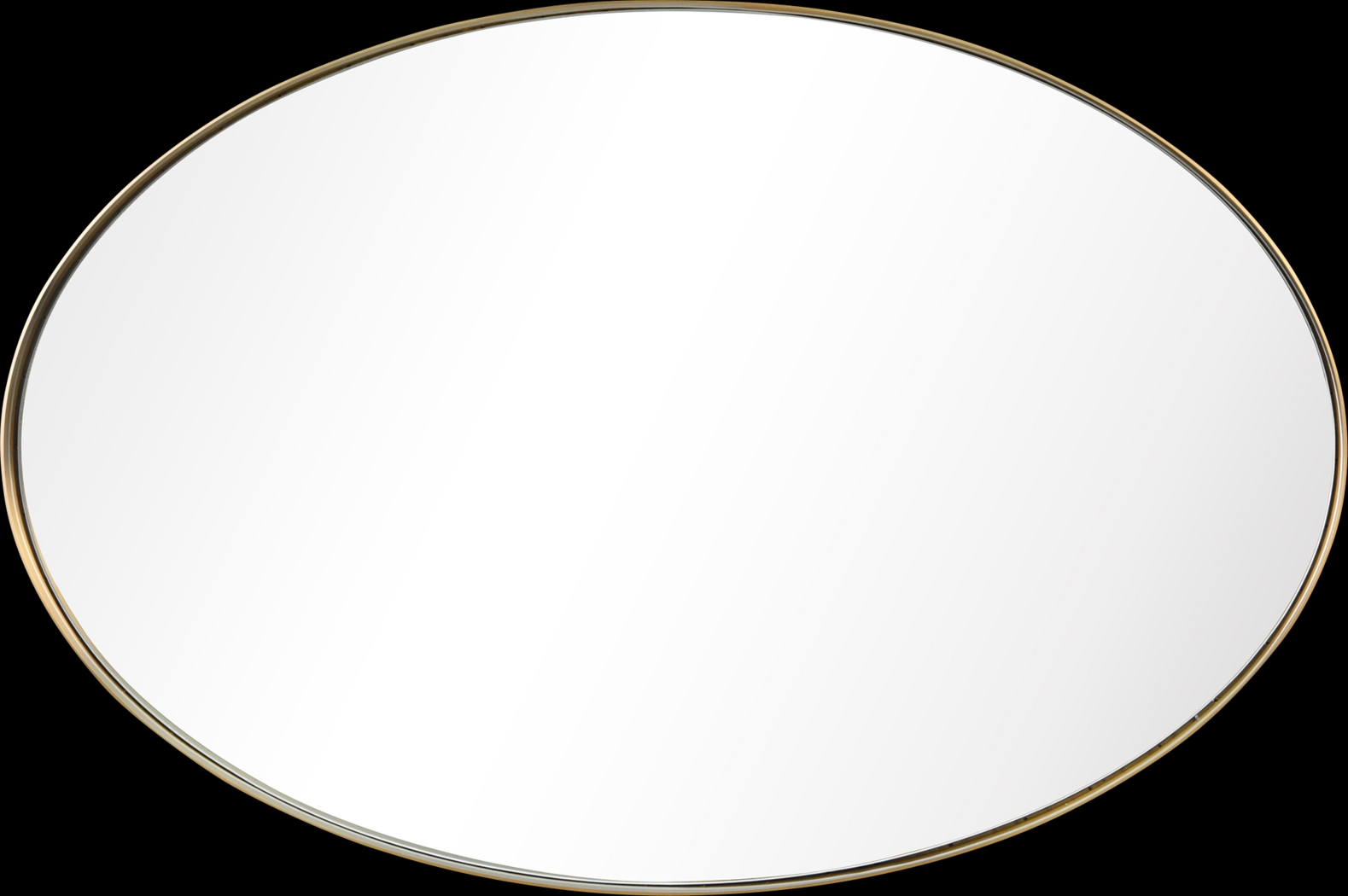 Zaylee Gold Oval Mirror - Thumbnail - Image 3