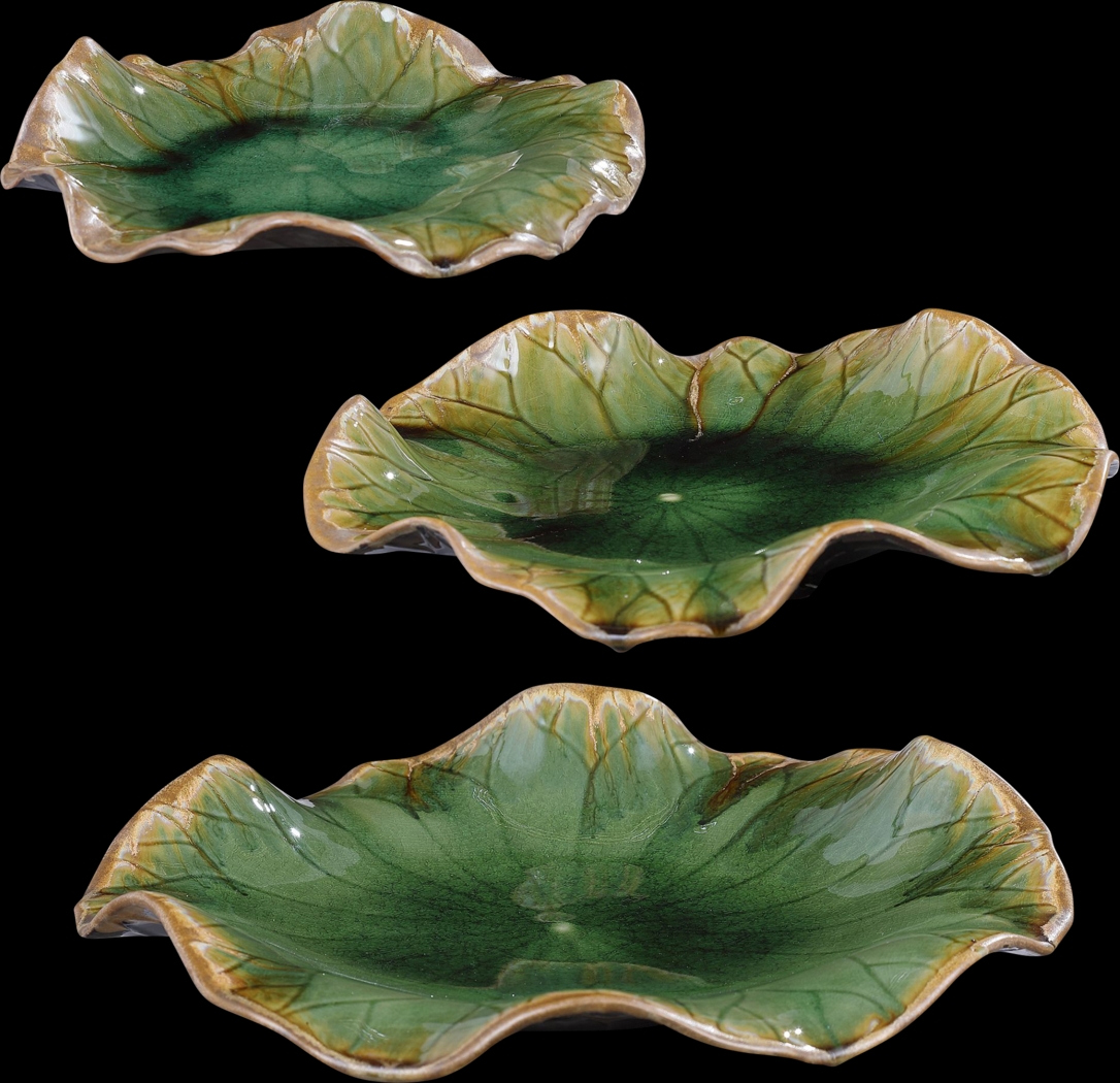 Zayley Green Wall Decor, Set of 3 - Thumbnail - Image 2