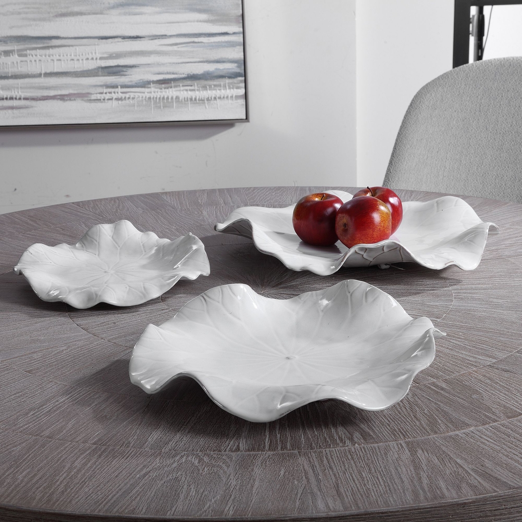 Zayley White Wall Decor, Set of 3 - Thumbnail - Image 2