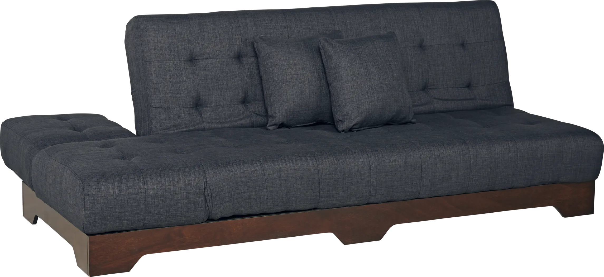 Kids Zayn Blue Gray Futon - Thumbnail - Image 2