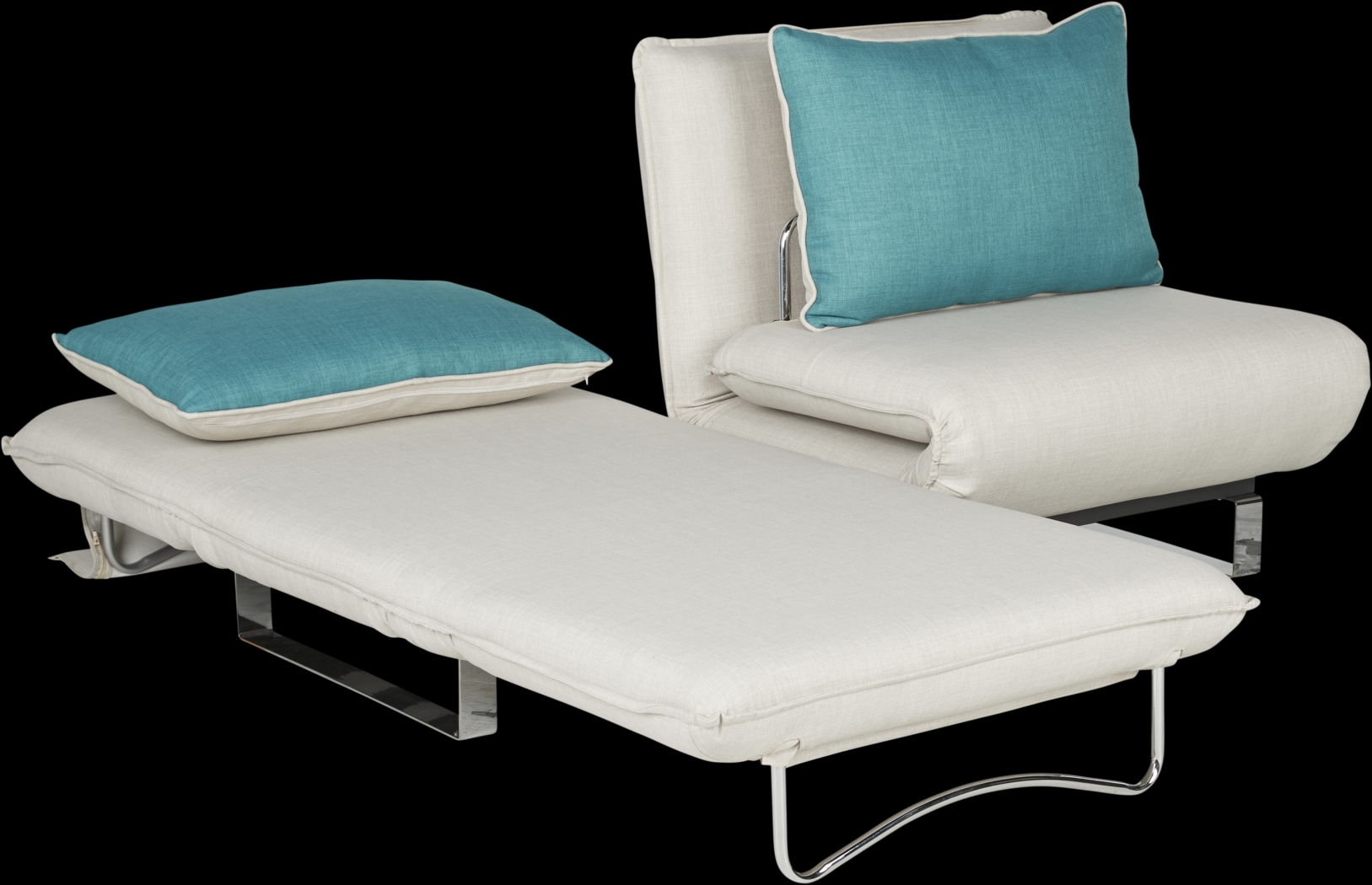 Kids Zayn Cream Futon - Thumbnail - Image 4