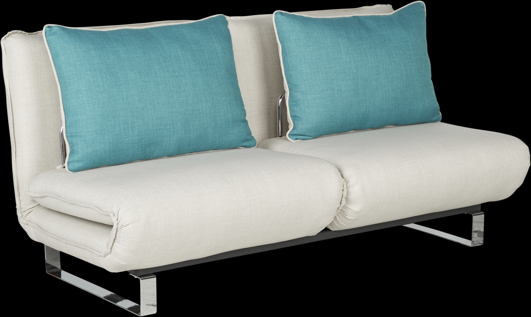 Kids Zayn Cream Futon - Thumbnail - Image 1