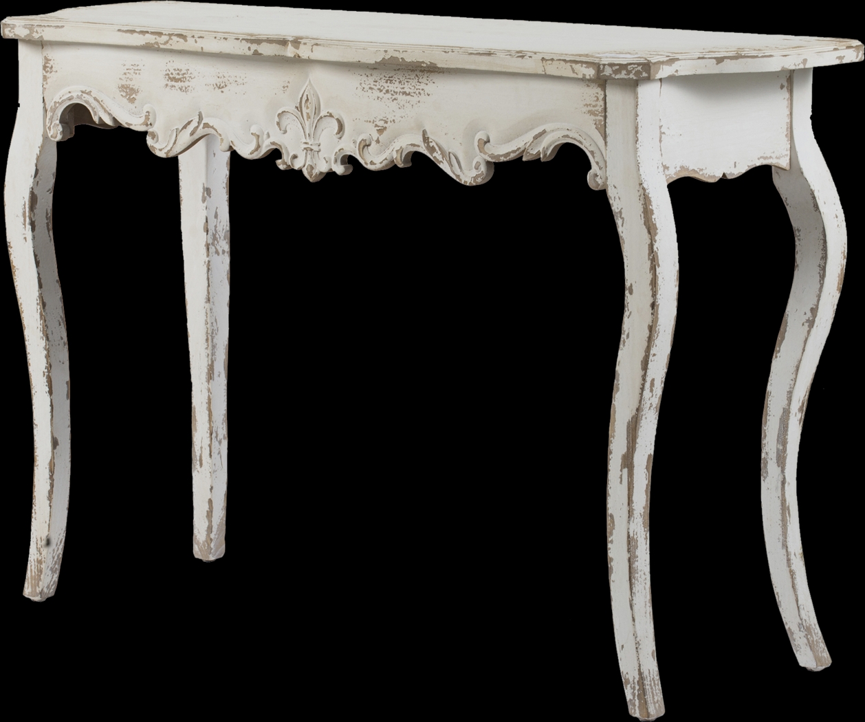 Zeally White Sofa Table - Thumbnail - Image 1
