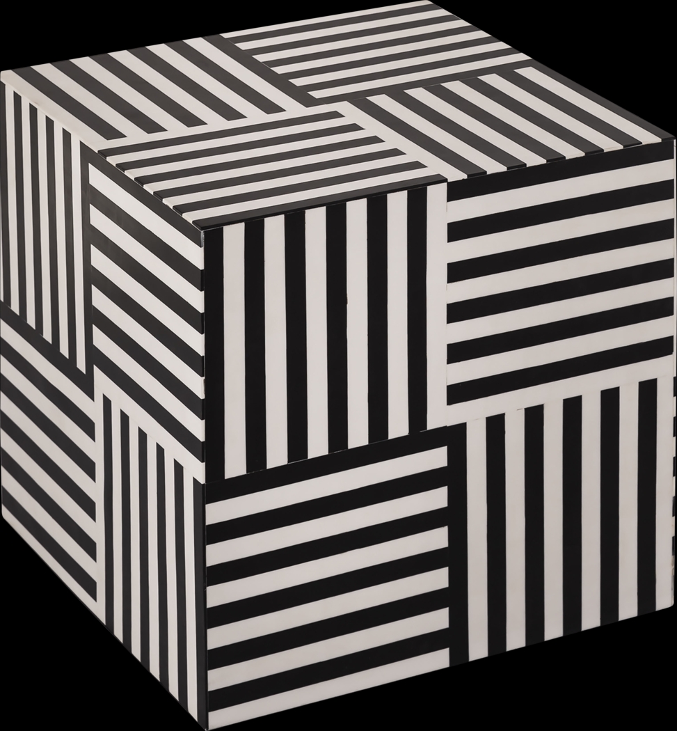 Zeaux Black Accent Table - Thumbnail - Image 1