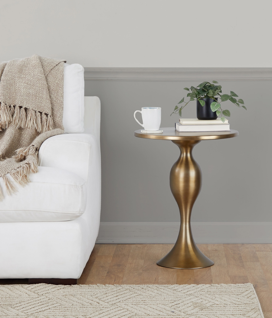 Zebula Bronze Accent Table - Thumbnail - Image 2