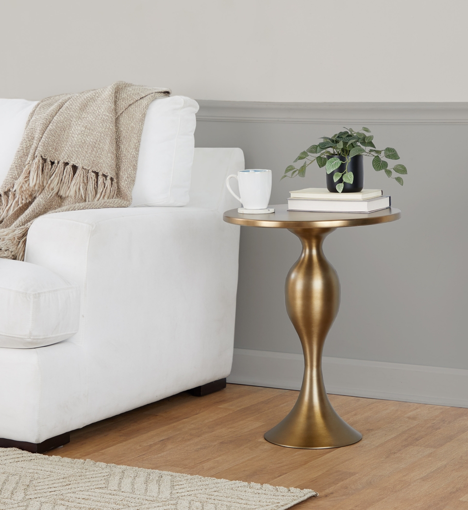 Zebula Bronze Accent Table - Thumbnail - Image 3