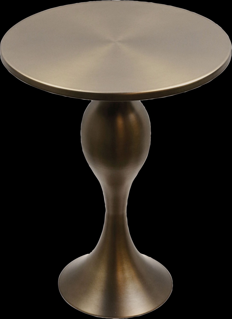 Zebula Bronze Accent Table - Thumbnail - Image 4