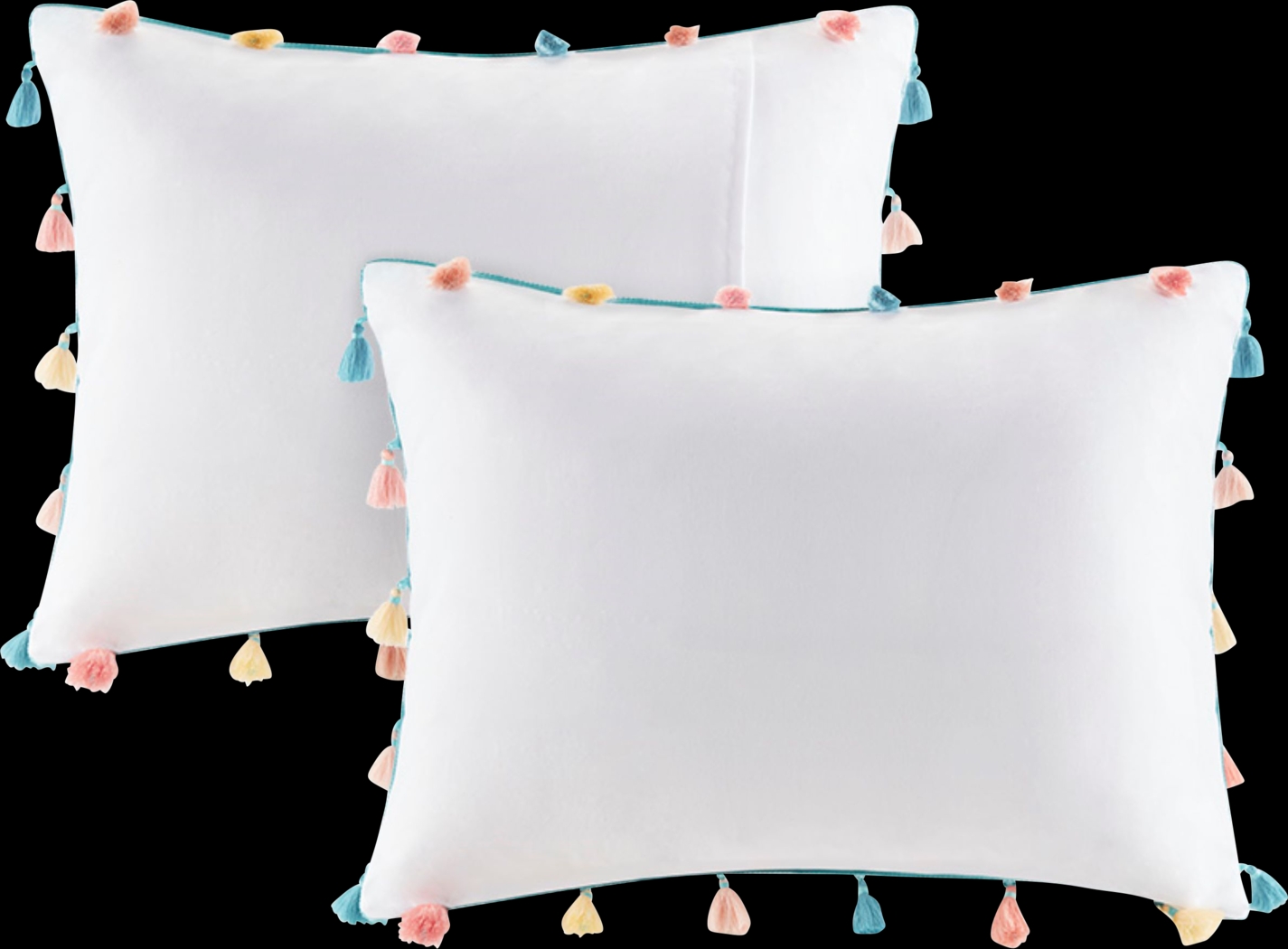 Zeii White Twin Comforter Set - Thumbnail - Image 4