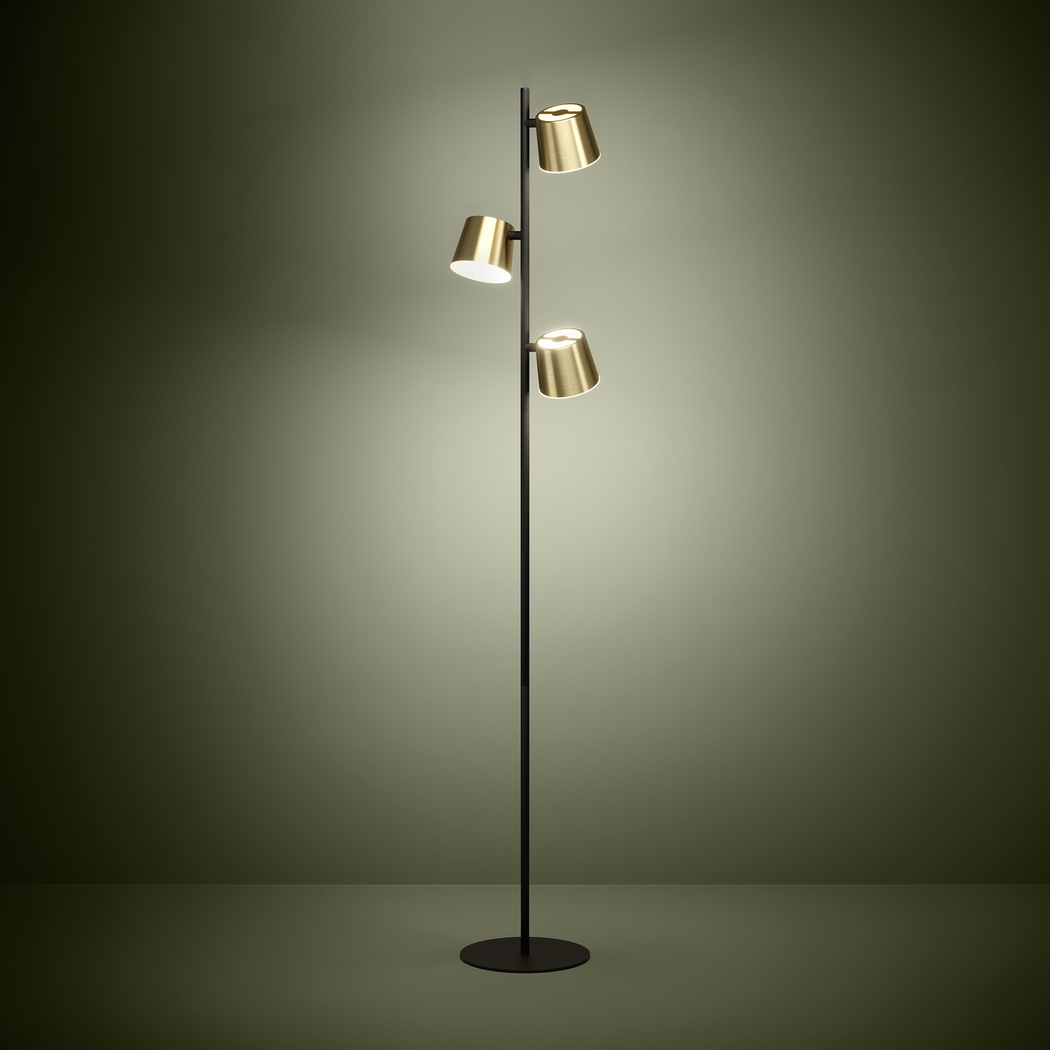 Zeitz Sea Brass Floor Lamp - Thumbnail - Image 2