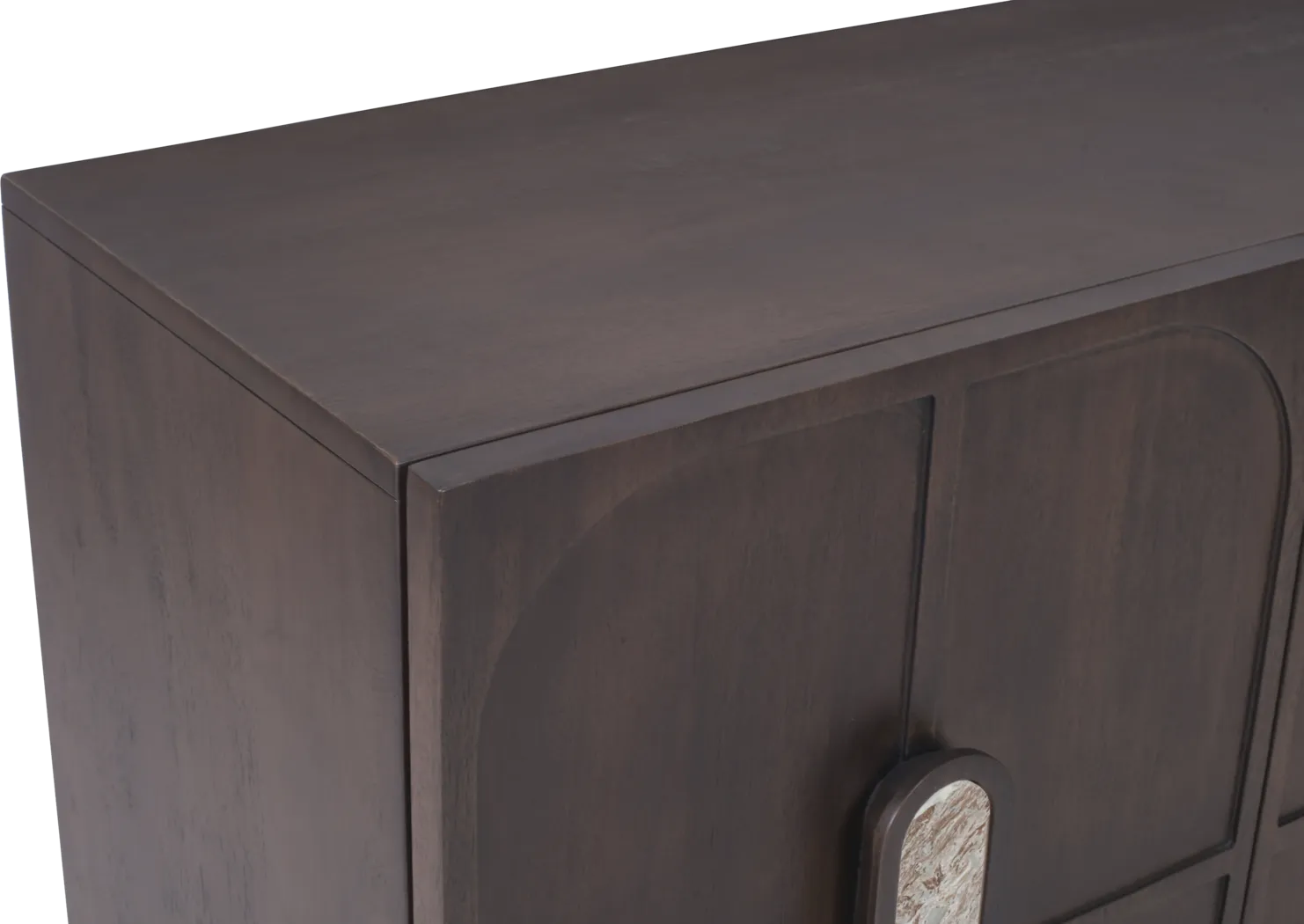 Zelda Dark Brown Credenza - Thumbnail - Image 4