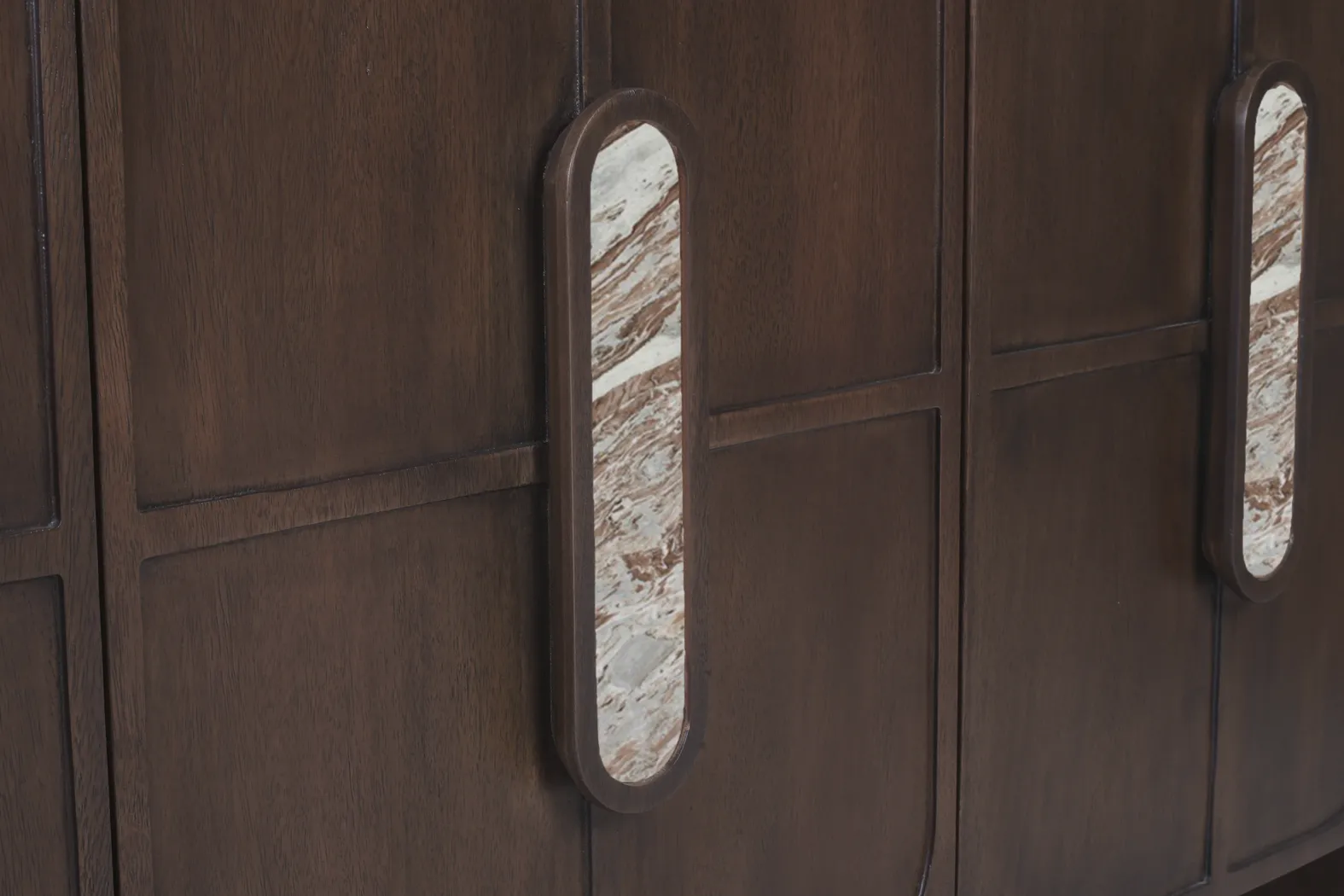 Zelda Dark Brown Credenza - Image 6