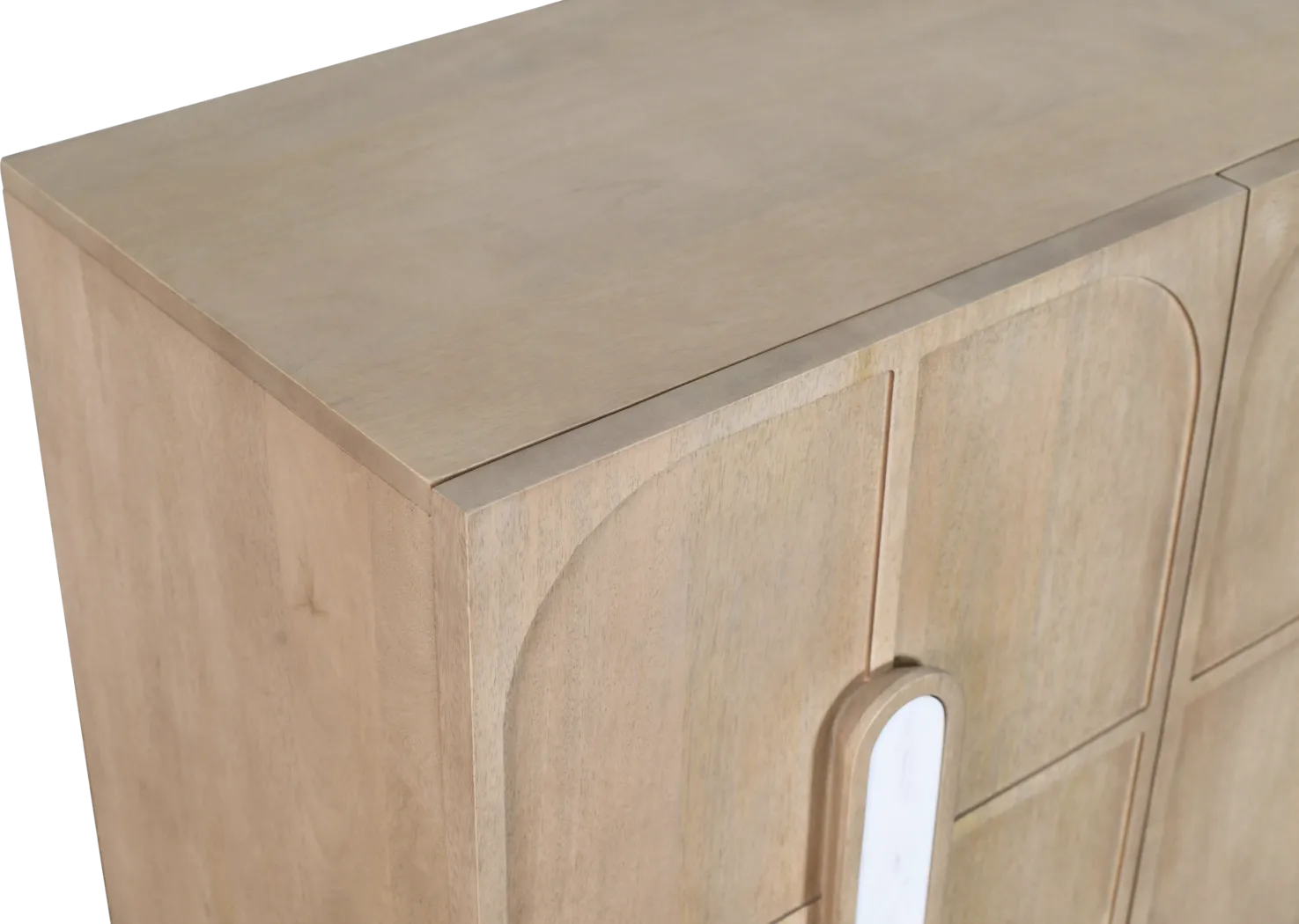 Zelda White Credenza - Image 3