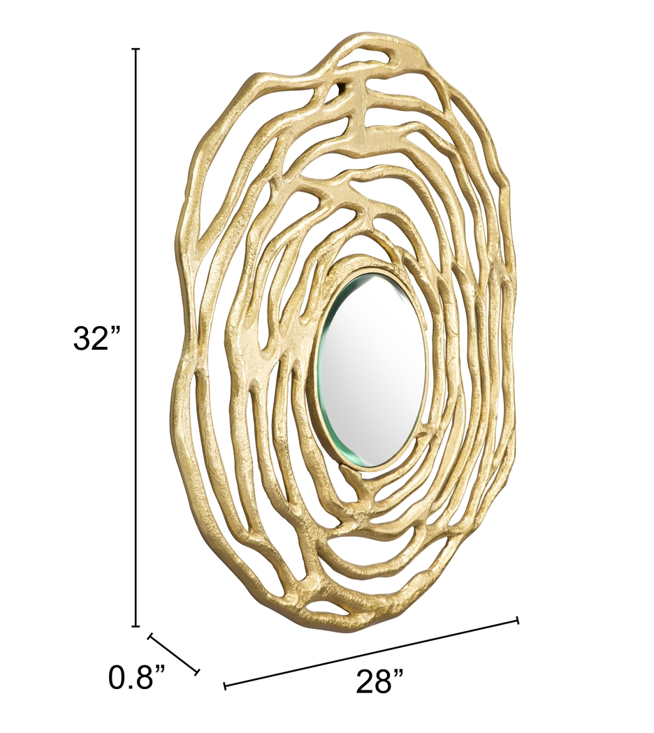Zelie Gold Mirror - Thumbnail - Image 4