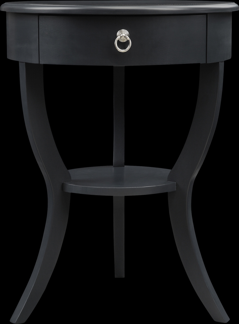 Zellman Black Accent Table - Thumbnail - Image 1