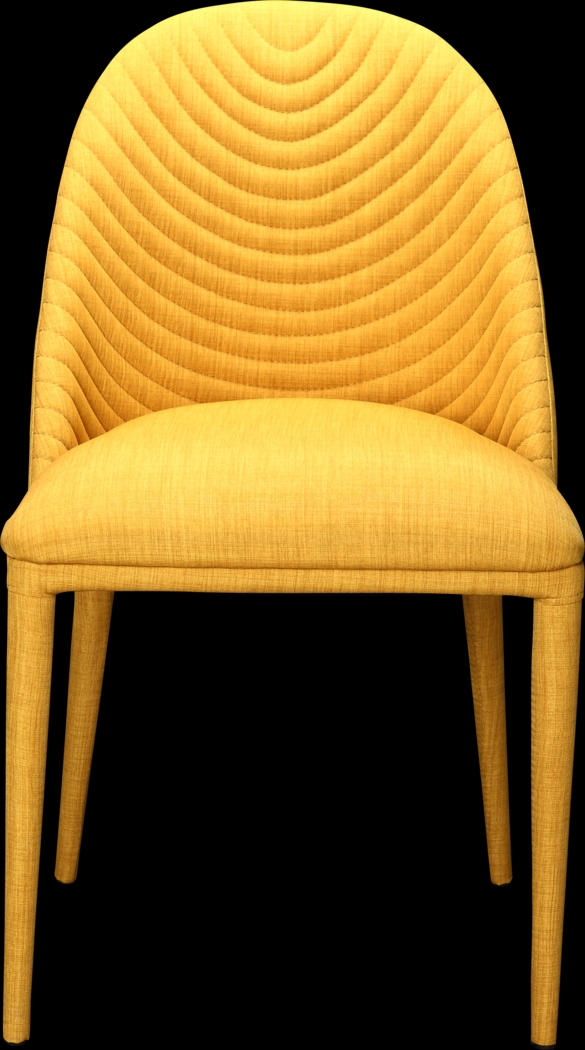 Zelrich Yellow Dining Chair (Set of 2) - Thumbnail - Image 2