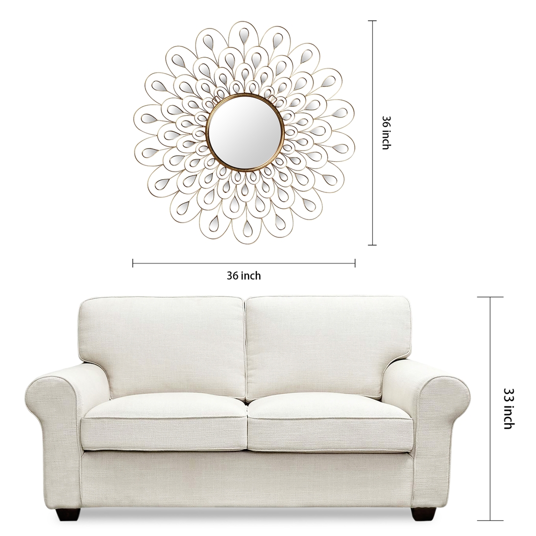 Zelva Gold Mirror - Thumbnail - Image 9