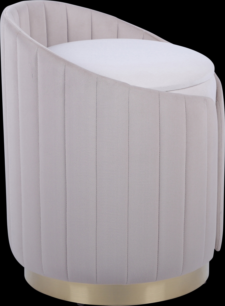 Zelyra Beige Storage Ottoman - Thumbnail - Image 9