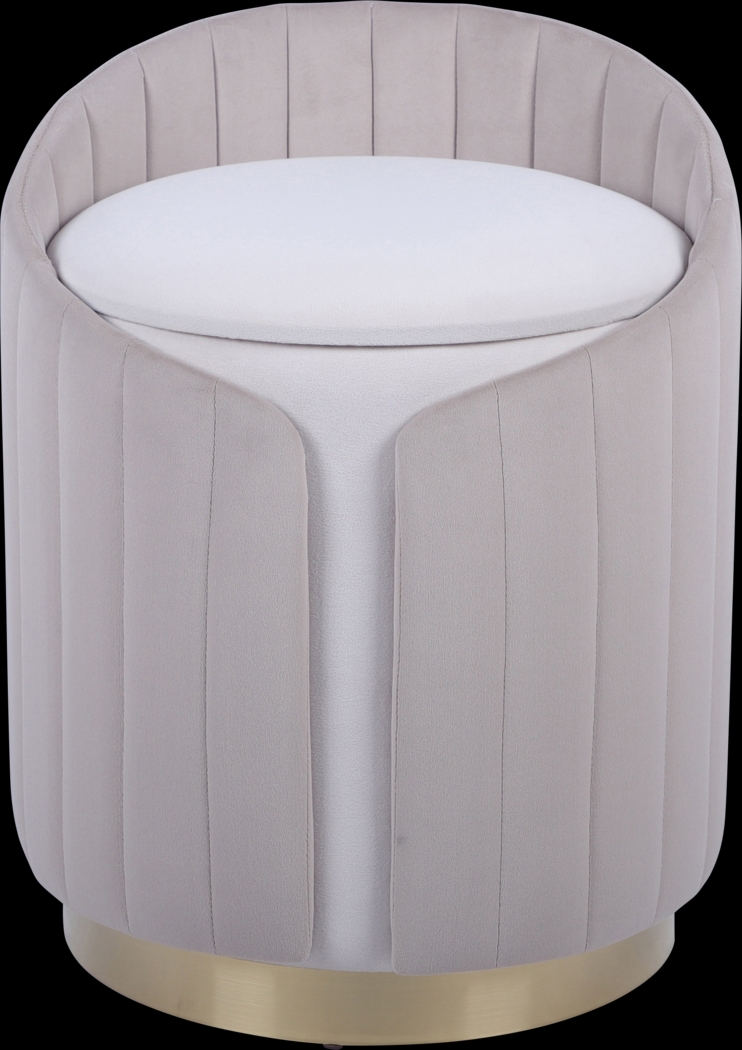 Zelyra Beige Storage Ottoman - Thumbnail - Image 10