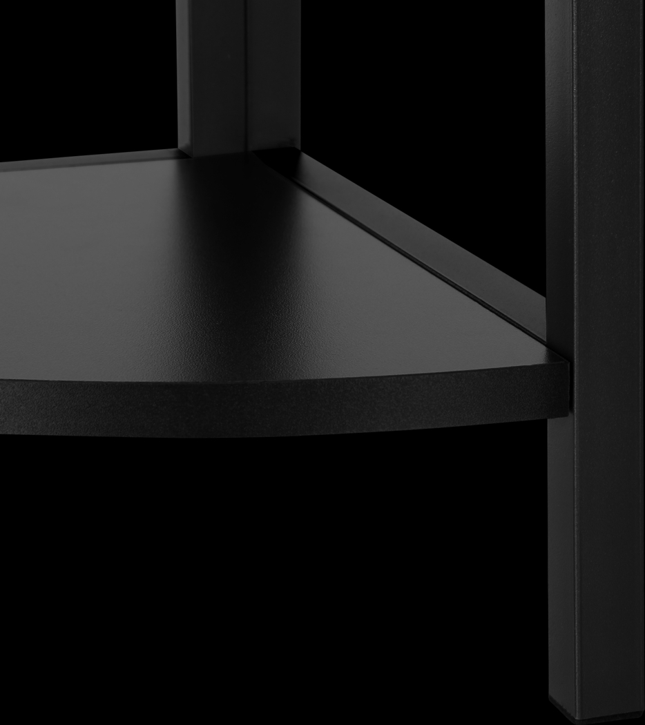Zemke Black Bookcase - Thumbnail - Image 3