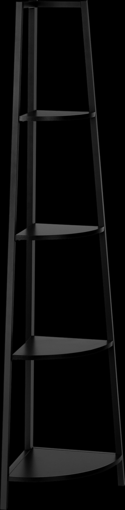 Zemke Black Bookcase - Thumbnail - Image 6