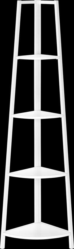 Zemke White Bookcase - Thumbnail - Image 1