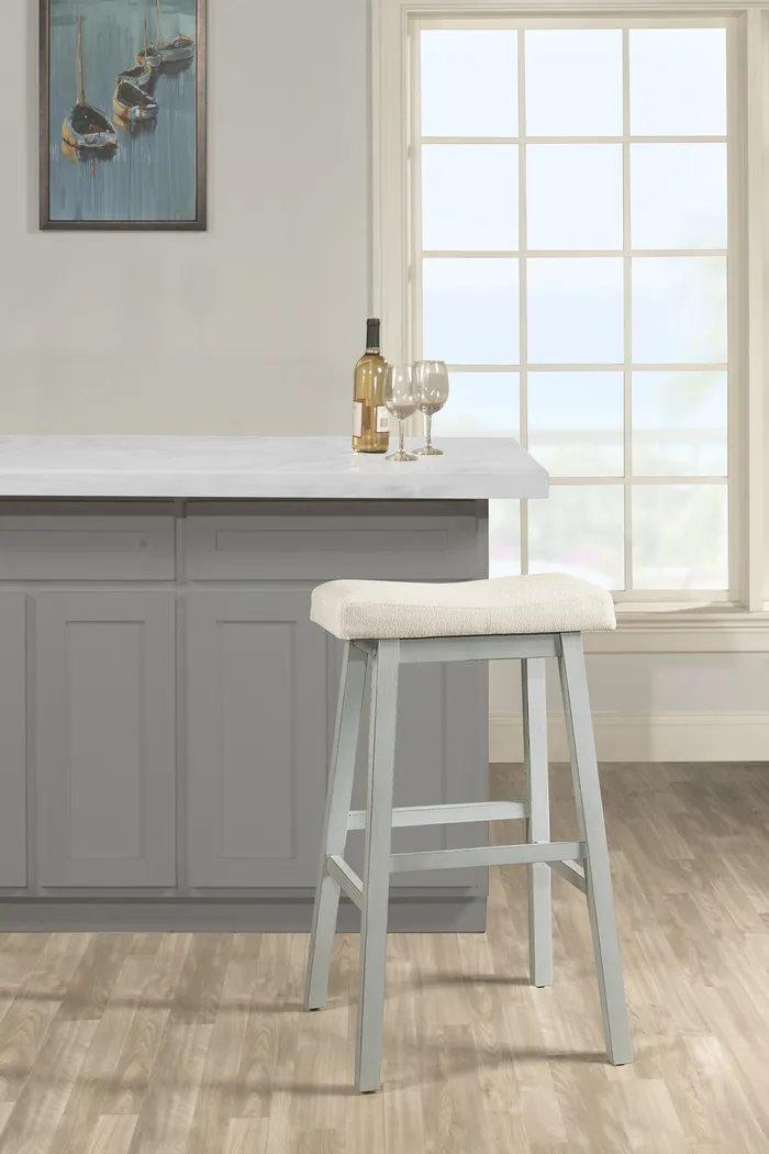 Zendt Blue Counter Height Stool - Thumbnail - Image 2