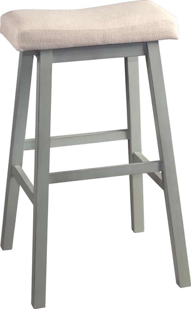 Zendt Blue Counter Height Stool - Thumbnail - Image 1