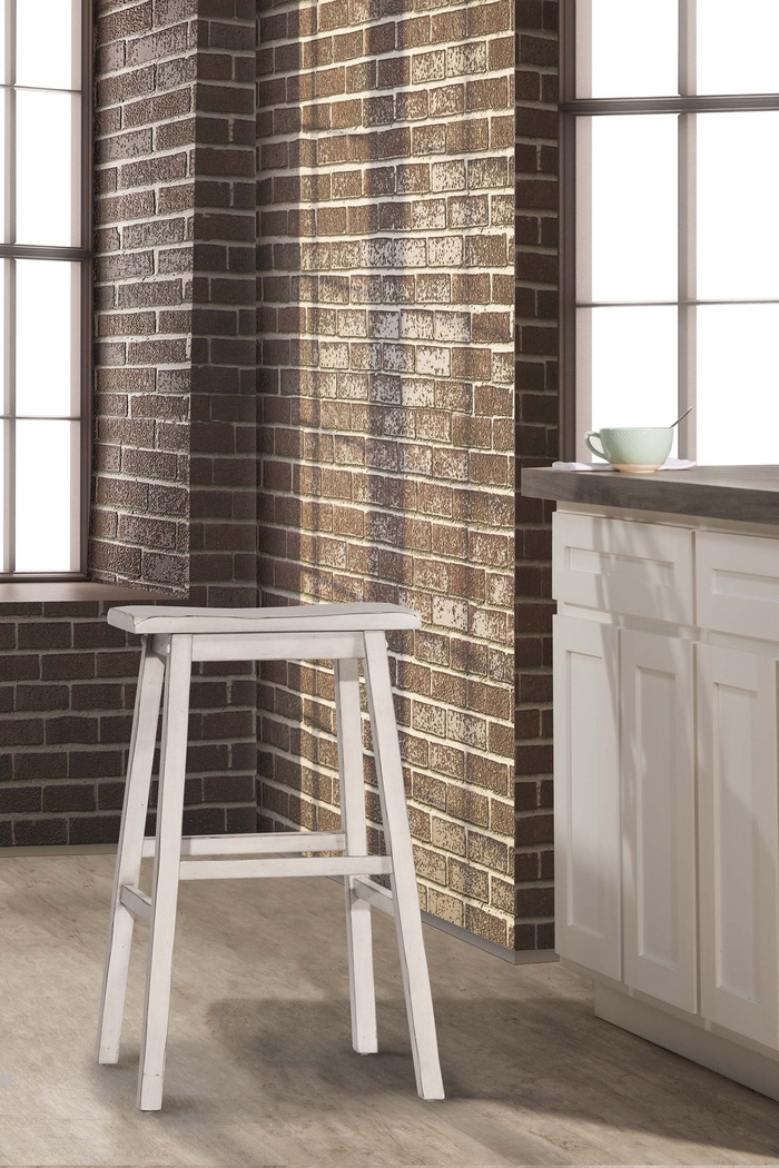 Zendt White Barstool - Thumbnail - Image 2