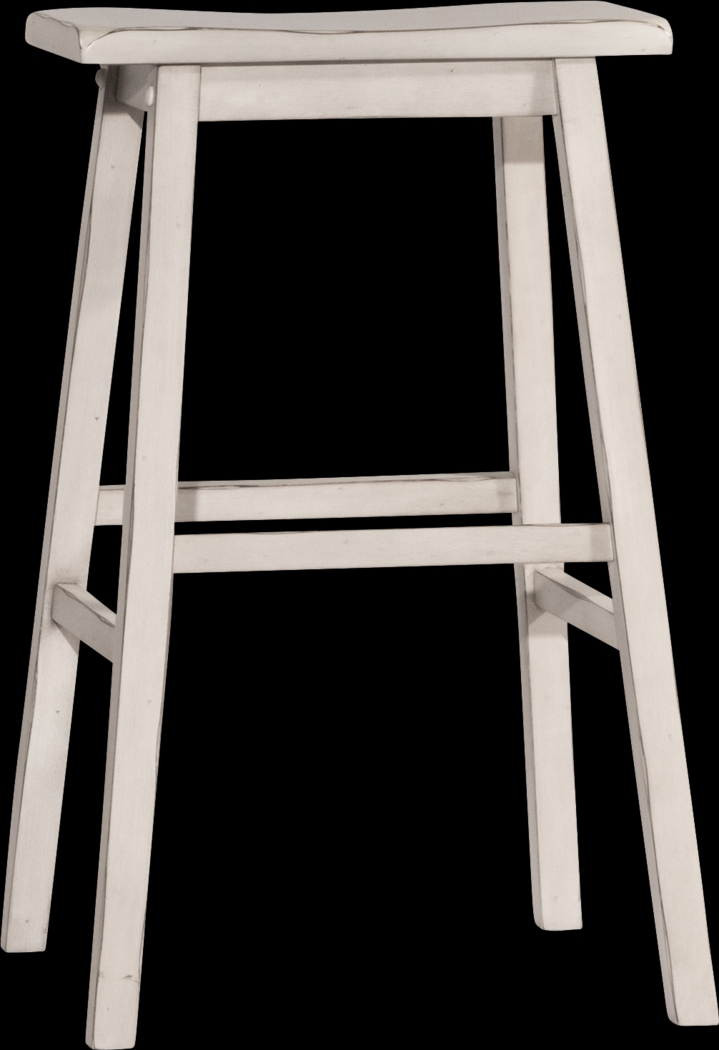 Zendt White Barstool - Thumbnail - Image 1