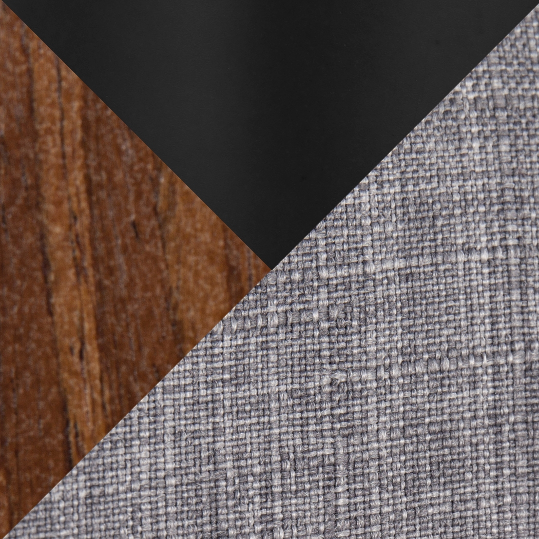 Zennia Gray Swivel Barstool, Set of 2 - Thumbnail - Image 8