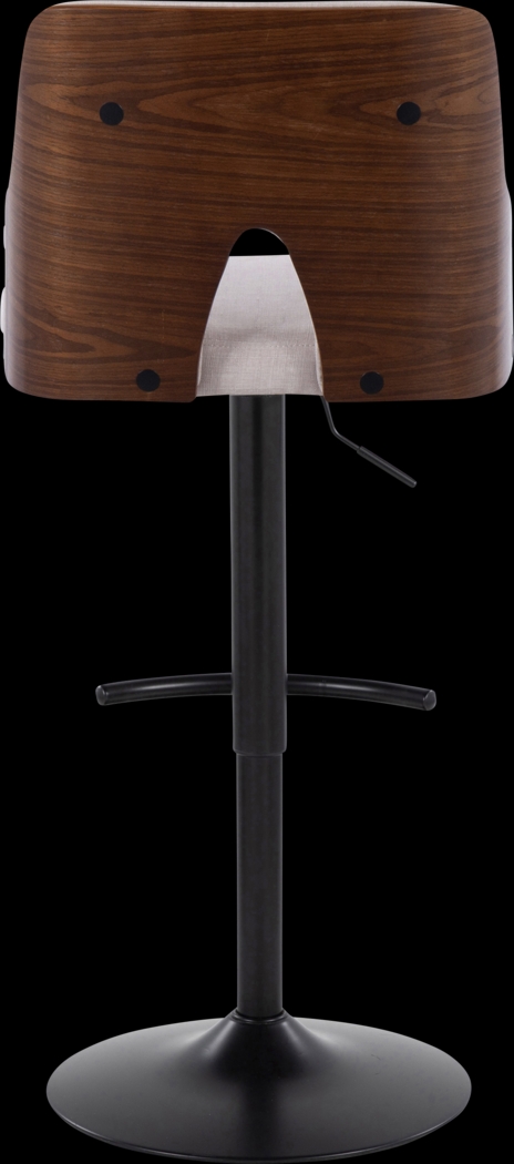 Zennia III Cream Adjustable Barstool, Set of 2 - Thumbnail - Image 6