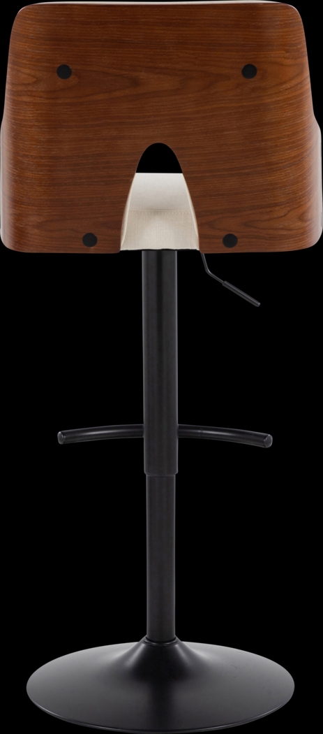 Zennia III Cream Adjustable Barstool, Set of 2 - Thumbnail - Image 6