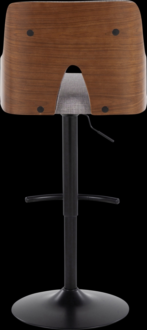 Zennia III Gray Adjustable Barstool, Set of 2 - Thumbnail - Image 6