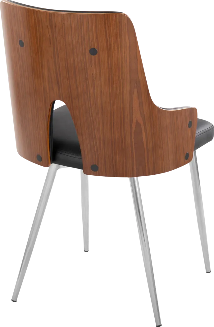 Zennia IV Black Dining Chair, Set of 2 - Thumbnail - Image 5