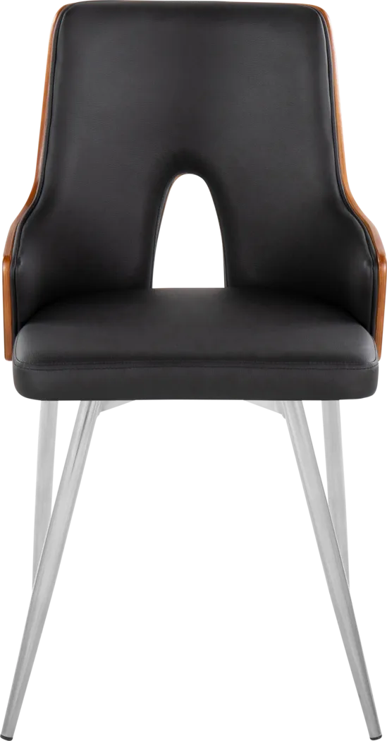 Zennia IV Black Dining Chair, Set of 2 - Thumbnail - Image 7