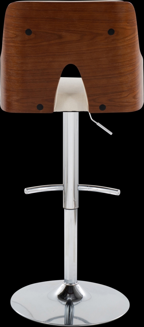 Zennia IV Cream Adjustable Barstool, Set of 2 - Thumbnail - Image 6