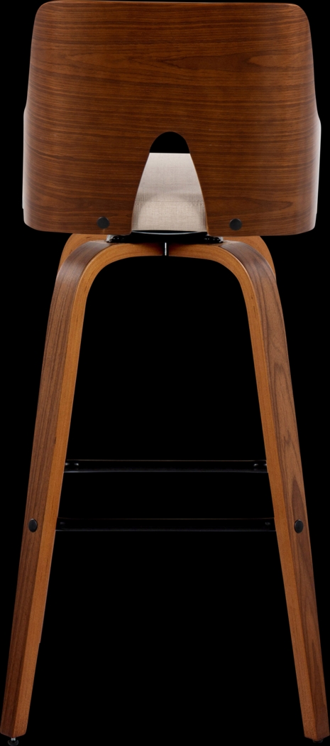 Zennia V Beige Barstool, Set of 2 - Thumbnail - Image 9