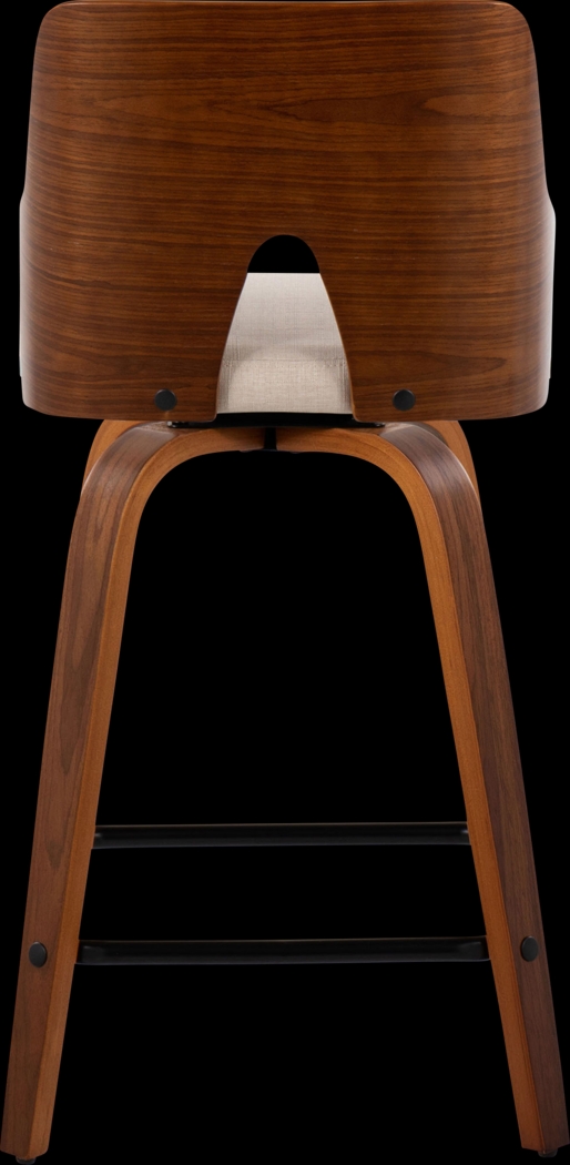 Zennia V Beige Counter Height Stool, Set of 2 - Thumbnail - Image 9