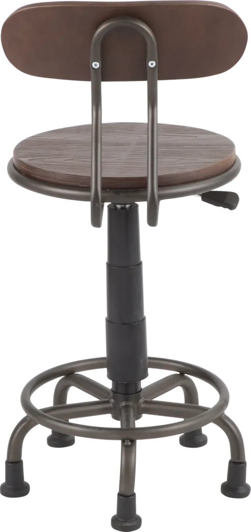 Zenobia Brown 3 Pc Office Set - Image 6