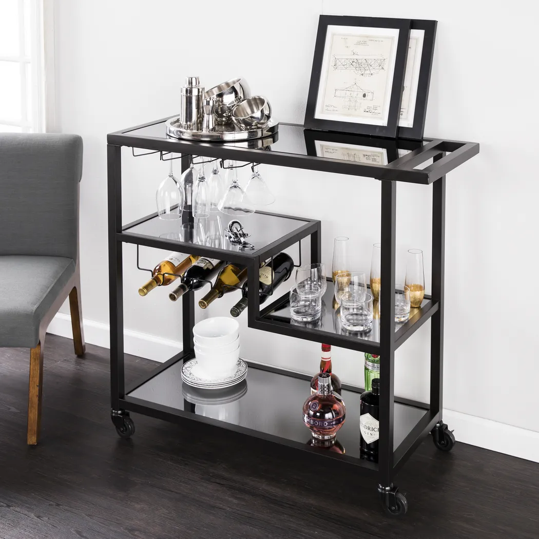 Zephs Gray Bar Cart - Image 5
