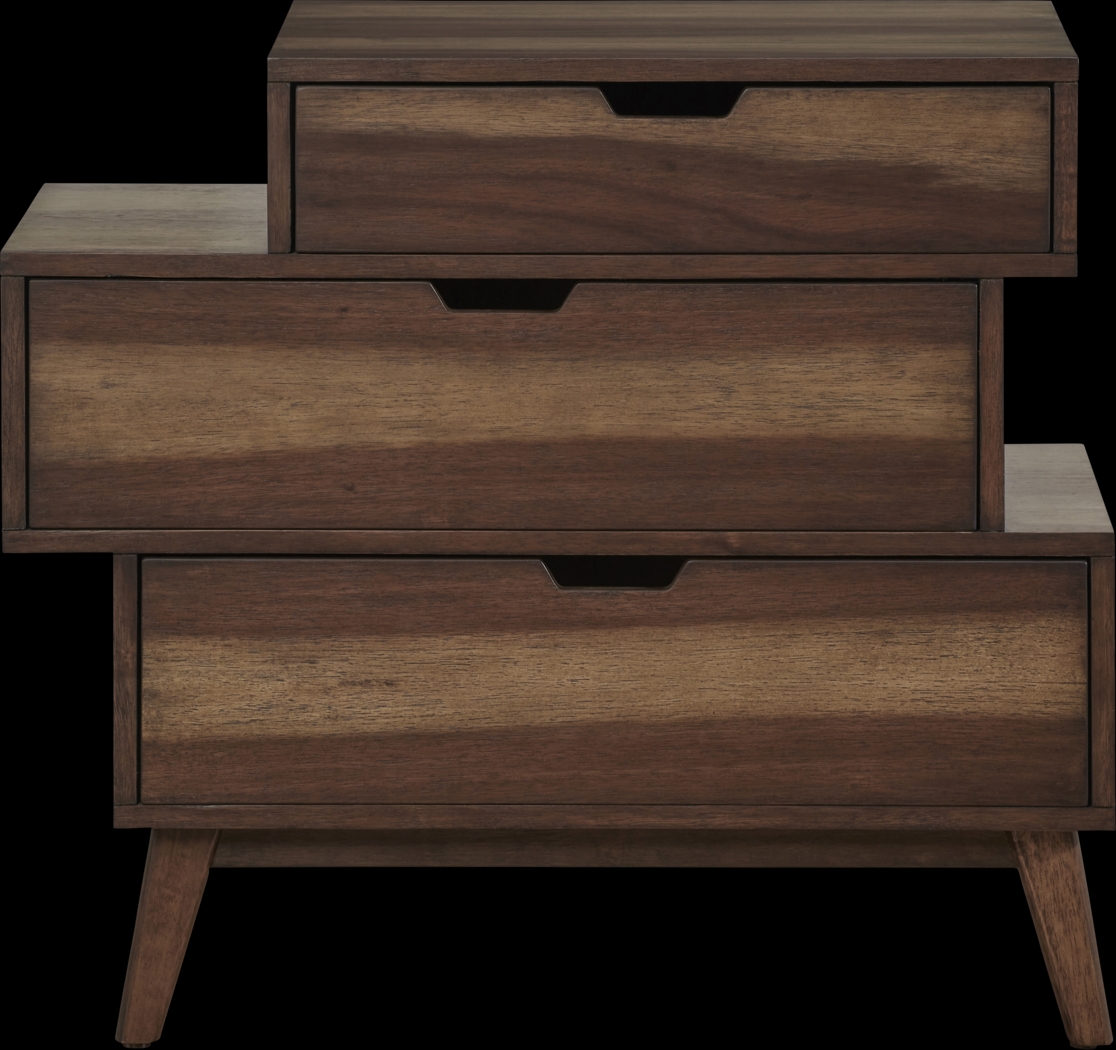 Zerkel II Brown Nightstand - Thumbnail - Image 2