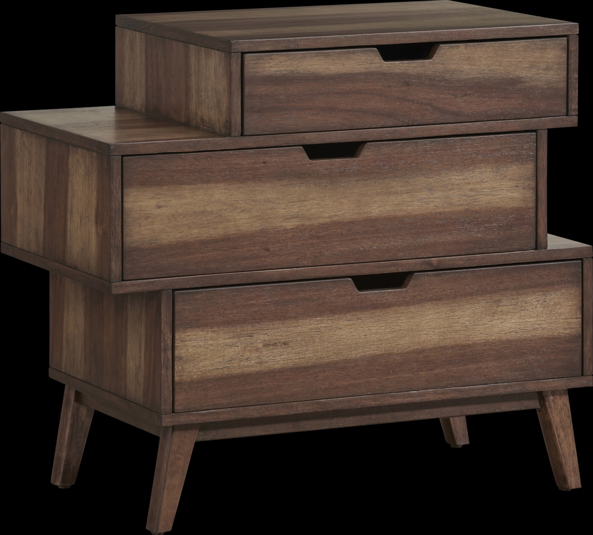 Zerkel II Brown Nightstand - Thumbnail - Image 1