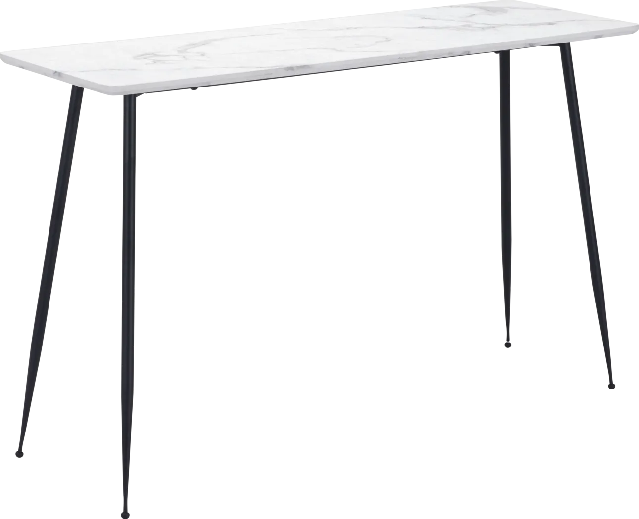 Zermat White Sofa Table - Thumbnail - Image 1