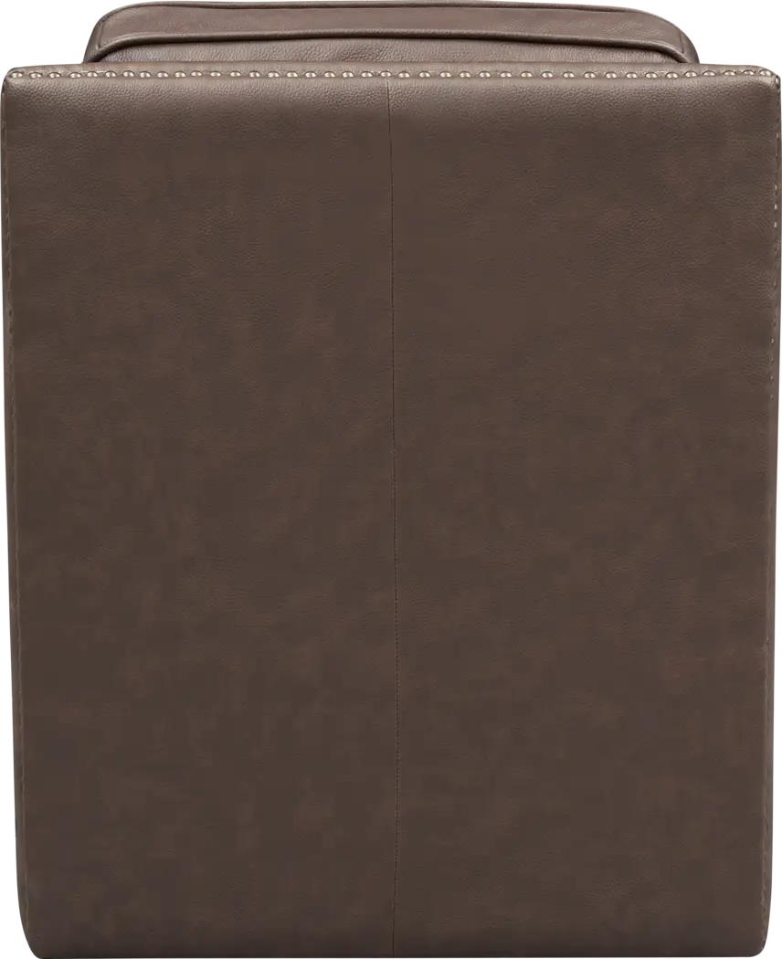 Zettle Brown Swivel Accent Chair - Thumbnail - Image 4