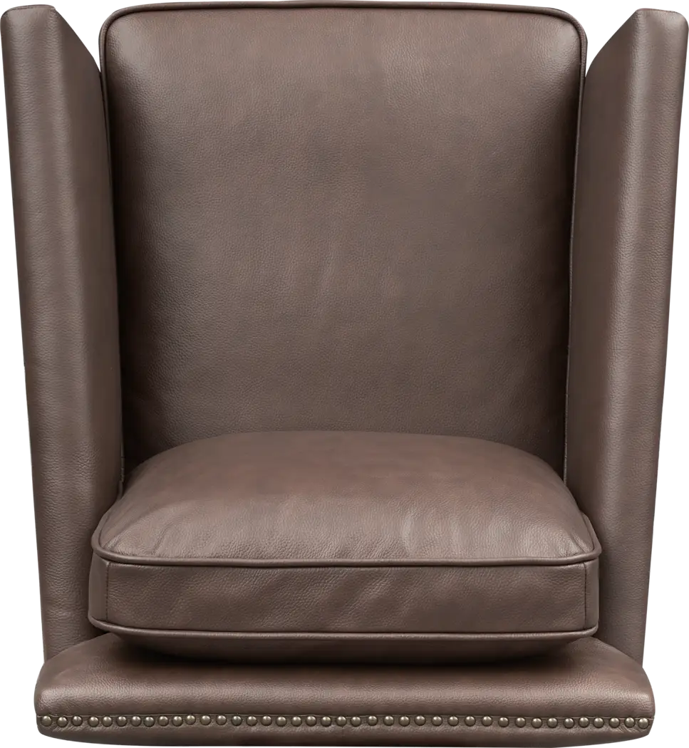 Zettle Brown Swivel Accent Chair - Thumbnail - Image 6