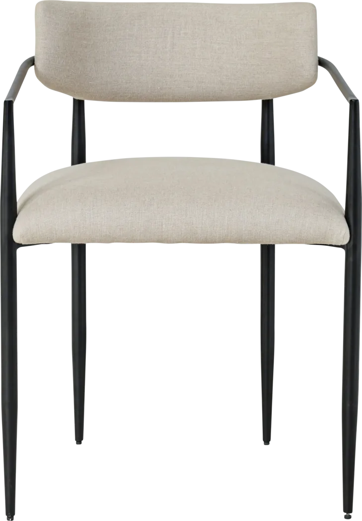 Zeudi Cream Side Chair - Thumbnail - Image 3