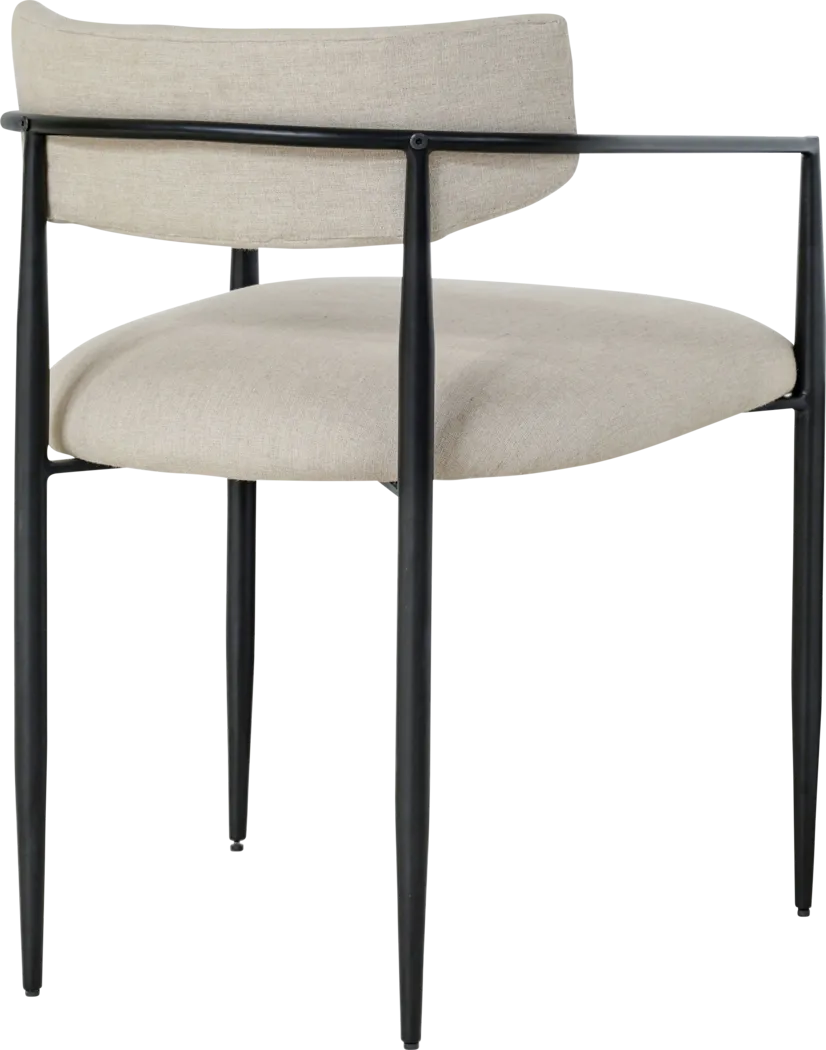 Zeudi Cream Side Chair - Thumbnail - Image 5